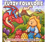 Fuzzy Folklore Coloring Book: Fantasy Folktale Coloring Pages Featuring Cozy Mythical Creatures, Enchanted Forest Adventures and Magical Storybook Scenes for All Ages to Relax