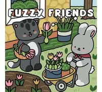 Fuzzy Friends: Coloring for Adults and Teens Featuring Super Cute Animals with Easy and Simple Designs for Relaxation