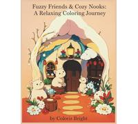 Fuzzy Friends & Cozy Nooks: A Relaxing Coloring Journey