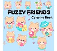 Fuzzy Friends: Super Fun Coloring Book for Adults and Teens Featuring Playful Fantasy Creatures and Magical Scenes