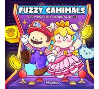 Fuzzy Gamimals: Cozy and Cute Coloring Book for Adults Teens & Kids Featuring Comfy Animals Friends in Game-Inspired Scenes