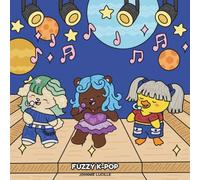 Fuzzy K-POP: Cute and Cozy Music Inspired Coloring Book for Teens and Adults, Featuring Adorable Animal Characters
