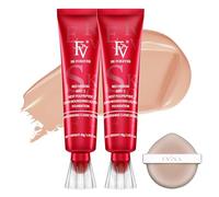 FV 2 Piezas Base Maquillaje Hidratante, Acabado Natural & Cobertura Media, Impermeable de Larga Duración Base de Maquillaje piel Seca/Mixta, 30g, Nourishing Classic Ivory