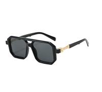 FVCTGHZ Gafas azules antis con montura ligera, gafas cuadradas ópticas de Negro transparente, gafas de bloqueo(Black sunglass)