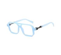 FVCTGHZ Gafas azules antis con montura ligera, gafas cuadradas ópticas de Negro transparente, gafas de bloqueo(Blue clear)
