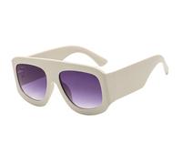 FVCTGHZ Gafas de sol cuadradas de montura grande, cóncavas de fiesta simples europeas y americanas(Color5)