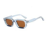 FVCTGHZ Gafas de sol cuadradas de montura pequeña estilo retro europeo y americano simples for mujeres(Color1)