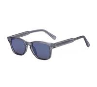 FVCTGHZ Gafas de sol cuadradas Mujeres Sombras de lujo UV400 Hombres Gafas de sol al aire libre(Matte gray blue gray)