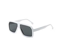 FVCTGHZ Gafas de sol de diseñador de marca for mujer, gafas de sol sexis con montura cuadrada y ojo de gato, gafas Vintage UV400(White)