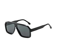 FVCTGHZ Gafas de sol de diseñador de marca for mujer, gafas de sol sexis con montura cuadrada y ojo de gato, gafas Vintage UV400(Black)