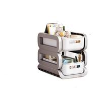 FVCTGHZ Schoolbag Rack Movable Trolley Book Storage Rack Artifact Multi-Layer Bag Storage Under The Table(L)