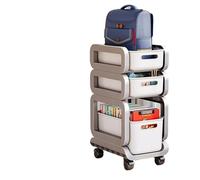 FVCTGHZ Schoolbag Rack Movable Trolley Book Storage Rack Artifact Multi-Layer Bag Storage Under The Table(S)
