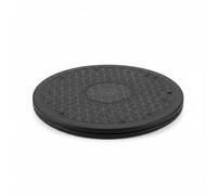 FVDPWYE Composite Turntable de Rotación Base Giratoria Superficie Antideslizante Estructura Robusta para Modelado Empaquetado Elaboración Adecuada para Hogar Estudio Manualidades, PP Grid