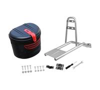 FVDPWYE El Soporte Directo Y Estable para Patinetes Eléctricos Sustituye a La Bandeja de Extensión Y Está Fabricado en Acero Portátil, Ligero Y de Calidad Pro, Silver W Basket