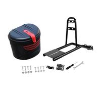 FVDPWYE El Soporte Directo Y Estable para Patinetes Eléctricos Sustituye a La Bandeja de Extensión Y Está Fabricado en Acero Portátil, Ligero Y de Calidad Pro, Black W Basket