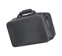 FVDPWYE Estuche de Viaje con Asa Y Doble Cremallera, Carcasa Rígida de EVA, Protector para Consola, Mandos, Auriculares Y Cables de Alimentación, Negro