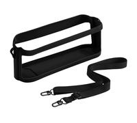 FVDPWYE Funda de Silicona para Altavoz Portátil Estuche Protector Anticaídas Correa de Hombro Ajustable Carcasa Flexible para Llevar Altavoz Adecuada para Act, Negro