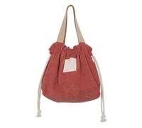 FVDZRFIE Bolsa Cuerdas Bolsa de almuerzo de lona de pana con cordón, bolsa de picnic portátil, bolsa de almacenamiento(Color1)