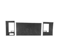 FVGOKMNA Coche Cubierta Salida Aire Compatible con Dodge para Durango 2004 2005 2006 2007 Interior del Coche Copiloto Tablero Salida De Aire Pegatina Embellecedora(A Black)