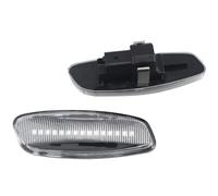 FVGOKMNA Intermitente lateral Accesorio Para Lámpara Intermitentes Luz Dirección Para Espejo Retrovisor Lateral De Coche Compatible Con Peugeot Para Partner 1996-2014(White)