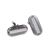 FVGOKMNA Intermitente lateral Luz De Giro Dinámica Desplazamiento Para Coche Indicador Secuencial Para Espejo Retrovisor Compatible Con Nissan Para Interstar(White)