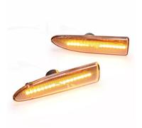 FVGOKMNA Luz de posición Lateral Compatible Con Jaguar Para X-Type 2002 2003 2004 2005 2006 2007 2008 2009 Repetidor De Giro Luces De Señales De Giro Dinámicas Intermitente De Marcador Lateral(White)