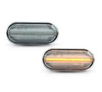 FVGOKMNA Luz de posición Lateral Compatible Con Vw Para Beetle Para GTI Para R32 MK4 2000 2001 2002 2003 Luz De Indicador Lateral De Flujo Dinámico Lámpara De Personalización De Automóviles(White)