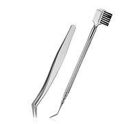 FVION Pinzas de Pestañas Peine Levantar Pestañas - Juego de Peine de Cejas/Peine Accesorio Levantar Pestañas Separador/Precisión Pestañas Individuales de Extensión, Lash Lift Herramienta