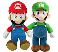 FVLFIL lhtczzb - Juego de 2 muñecos de peluche de Super Mario Bros de 35 cm, juguete suave de peluche para niños