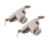 Fvoagaou 2 soportes de clip para E46 3 Series 325 M3, color beige, 51168243575