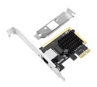 Fvoagaou Adaptador de Red Gigabit de 2,5 Gbps Tarjeta de Red PCI-E 2,5G Tarjeta Controladora LAN RJ45 Tarjeta de Red con Chip RTL8125B
