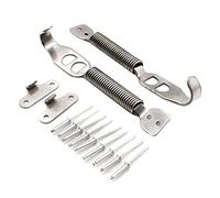 Fvoagaou AleacióN de Aluminio Car Racing Mount Bonnet Hook Pin Lock Kit Latch Spring Fastener