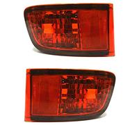 Fvoagaou para Land Cruiser Prado 120 Luz Trasera 2002-2009 Parachoques Trasero Reflectores Luces Sin Bombilla Luz Trasera Luz Trasera Carcasa