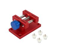 Fvoagaou Tornillo de Caja Grande de Acero Inoxidable con Soporte de Reloj de para Reparación de Relojes Herramienta de Reparación de Soporte de Mesa Abierta de Metal Ampliada