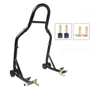 FVPJUXSG Heavy Duty Motorcycle Stand Lift, 1000 lbs Front & Rear Combo Paddock Stands, Adjustable Universal Wheel Lift for Sportbikes, Dirt Bikes & Cruisers(Black,Rear Wheel)
