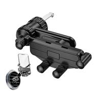 FVPKYUR Air Vent Phone Mount - Soporte extensible con agarre fuerte, rejilla de ventilación para coche, soporte para smartphone, para viajes, viajes, navegación, llamadas telefónicas, viajes, hombres