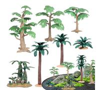 FVPKYUR Árboles en Modelos Miniaturas, 7 Piezas de Suministros para Diorama de Paisaje Artificial, Árboles Modelos De Diseño Paisajero Miniatura, Para Hombres, El, Adultos, Amigos Así