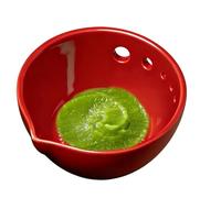 FVPKYUR Bol rallador - Resina Hecha a Mano con 5 Orificios | Rallador de Platos y Cortador de Verduras | para Jengibre, Fruta, Acelgas, Col Rizada, Tomillo, Albahaca, Hogar, Apartamento,