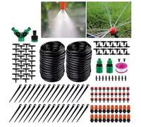 FVPKYUR De Riego - Kit De Riego Por Manguera - Accesorio De Jardín Automático Rotatorio 360 Grados 30 Metros Para Exteriores Árboles Hortalizas De Raíz Hidratación Invernadero