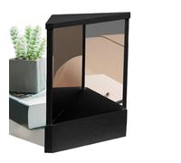 FVPKYUR Espejo Real Sin Inversión, Espejo Maquillaje Escritorio con Imagen Real, 28.5l x 24an cm, Montaje en Pared