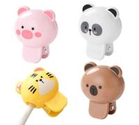 FVPKYUR Fundas Protectoras para Cabezales de Cepillos de Dientes | Protectores Antipolvo en Forma de Animal para Cabezales de Cepillo Eléctrico - 4 Piezas para Hombres Mujeres Adultos Mayores