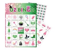 FVPKYUR Juego de Cartas de Bingo de Brujas - Halloween Party Bingo Tarjetas para Niños - Juego de Mesa para Viajes Escolares Fiestas de Adultos cumpleaños Festivales Viajes Actividades Familiares