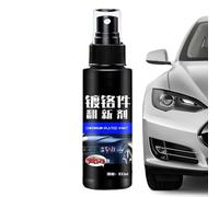FVPKYUR Nano Eliminador de Rayaduras para Coches | Spray Reparador de Rayaduras para Cromo de Vehículos,Protector de Brillos para Paragolpes SUV Metal Emblemas Detallado Tubos de Escape Tapacubos