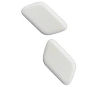 FVPWRX 2 Unidades Cubierta de boquilla de lavafaros, para Ford, para Kuga Escape, Parachoques delantero tapa de chorro 2013-2019 Tapa de la boquilla de la lavadora(Pearl White Lh Rh)