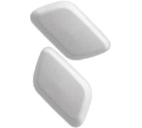 FVPWRX 2 Unidades Cubierta de boquilla de lavafaros, para Ford, para Kuga Escape, Parachoques delantero tapa de chorro 2013-2019 Tapa de la boquilla de la lavadora(Silver Lh Rh)