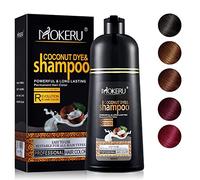 Fvquhvo Champú para cabello rojo, rojo uva, para cabello oscuro, color instantáneo del cabello, champú 3 en 1 para mujeres y hombres, champú a base de hierbas rojas, colores en minutos y color de