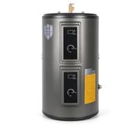 FVSTR Calentador de agua caliente instantáneo eléctrico de tanque de 21 galones, calentador de agua instantáneo de 240 V 6.5 kW con pantalla LED, control de perilla, conexión lateral impermeable IPX4