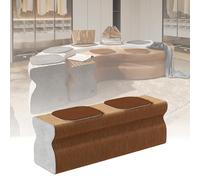 FVTVHEV Taburete De Papel Plegable Sofá Silla Sillón portátil Tipo acordeón Diseño con Estructura de Panal Alta Capacidad de Carga No Requiere Montaje(Marrón/Café,37x43x80-120cm)