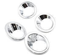 FVZWKHD para /Dualis J10 2007-2009 Cromo Frontal Trasero Cubierta de la Luz Antiniebla LáMpara de Parachoques Moldura Embellecedora Decorar Acento