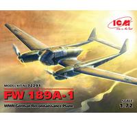 Fw 189A-1 WWII Reconocimiento Alemán Avión (100% New Moldes) 1:72 Model Kit Icm